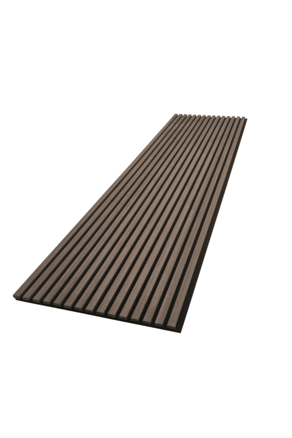 Acoustic Slat Wall Panels Smoked Oak Sample - Image 5