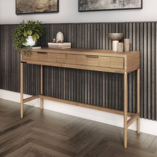 Acoustic Slat Wall Panels Smoked Oak - Image 2