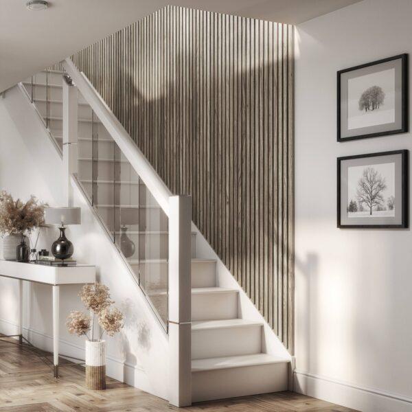 Acoustic Slat Wall Panels Walnut - Image 2