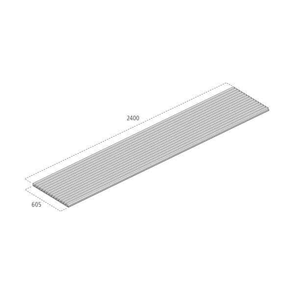 Acoustic Slat Wall Panels Light Oak Sample - Image 6