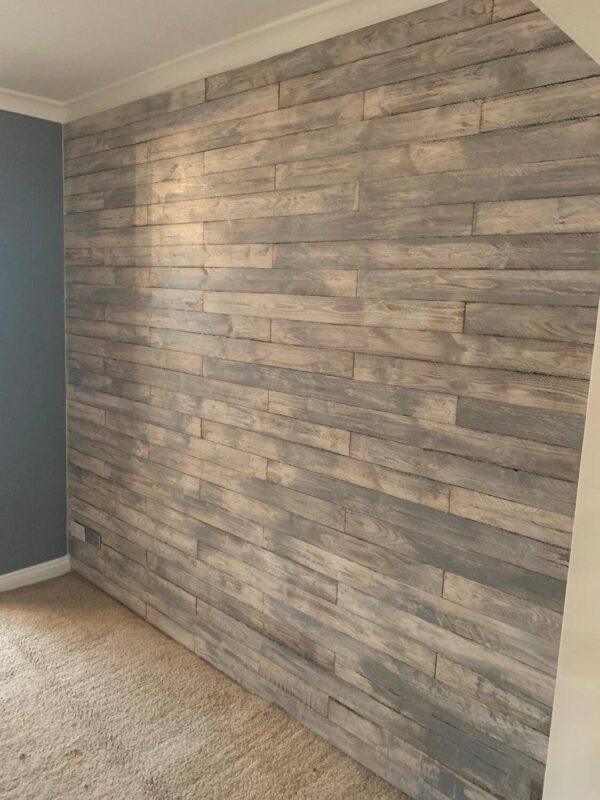 Reclaimed & Recycled Dark Wash Grey Sample - Image 2