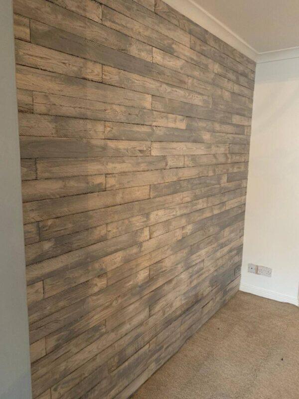 Reclaimed & Recycled Dark Wash Grey Sample - Image 3