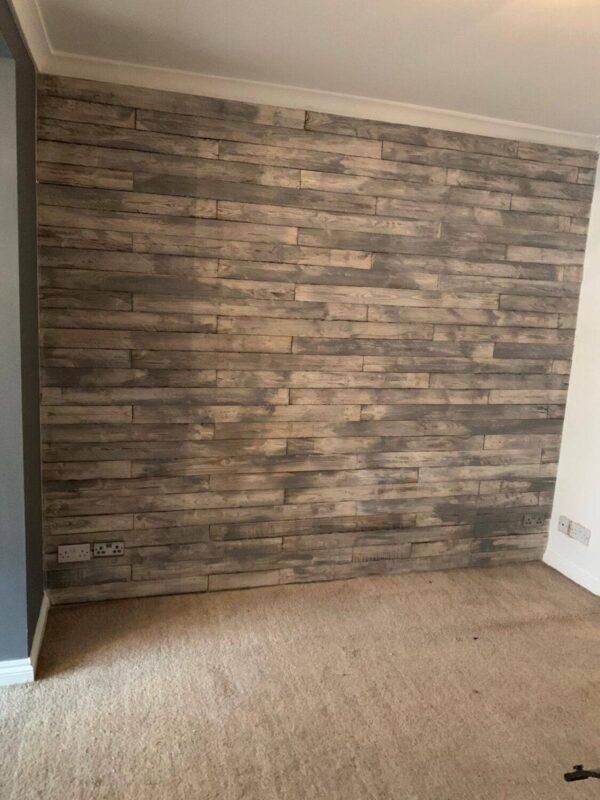 Reclaimed & Recycled Dark Wash Grey Sample - Image 4
