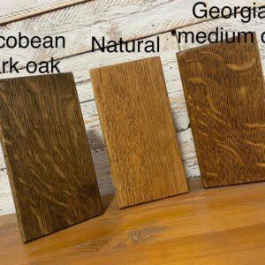 Rustic Oak Wrap Around Shelves