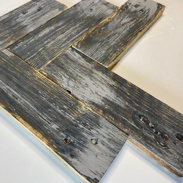 Reclaimed & Recycled Dark Wash Grey Sample