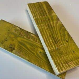 Reclaimed & Recycled Mustard Sample