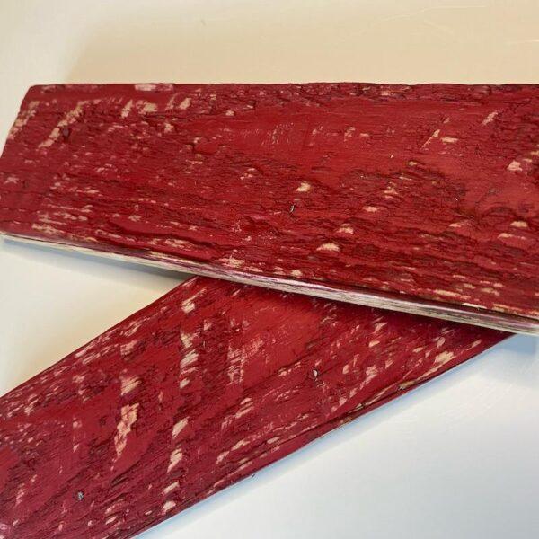 Reclaimed & Recycled Scarlet Sample