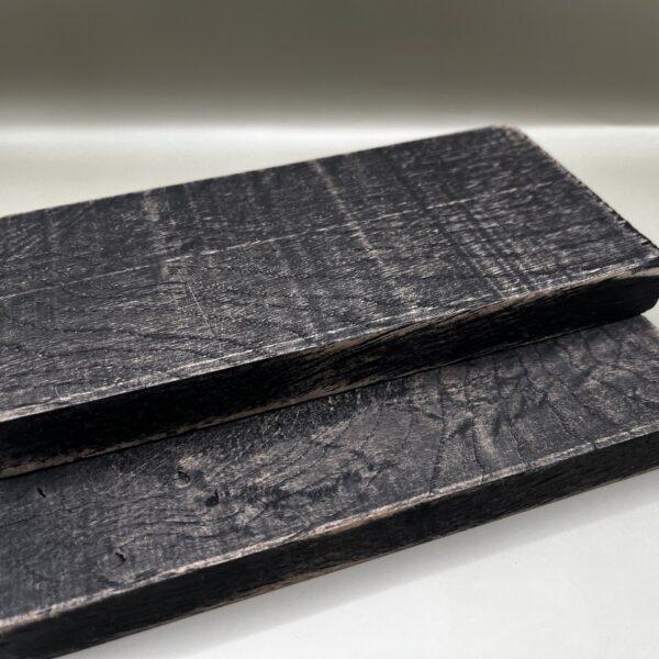 Intense Black Character Oak Cladding